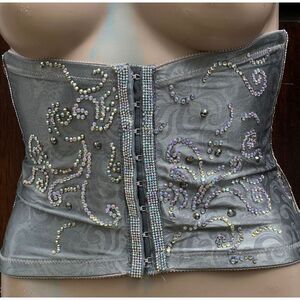 Reworked by Brebitz Grey Green Fairy Waist Girdle Size SM